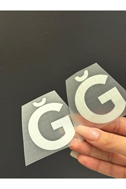 Gönülden Tasarım 2 Τεμάχια Επικόλλησης με Σίδερο Γράμμα Τ Μεταφοράς Εκτύπωσης...