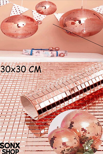 sonx Kare Bronz Cam Mozaik Fayans Çıkartmaları El İşi Kare Cam Fayans Kendind...