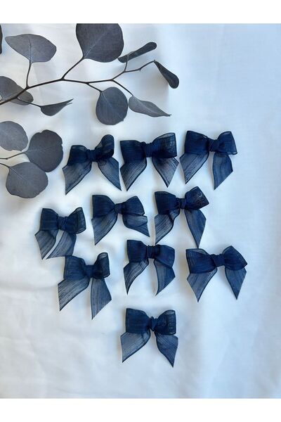 La Vie Hazır Fiyonk Keten Kurdele Lacivert 25 adet