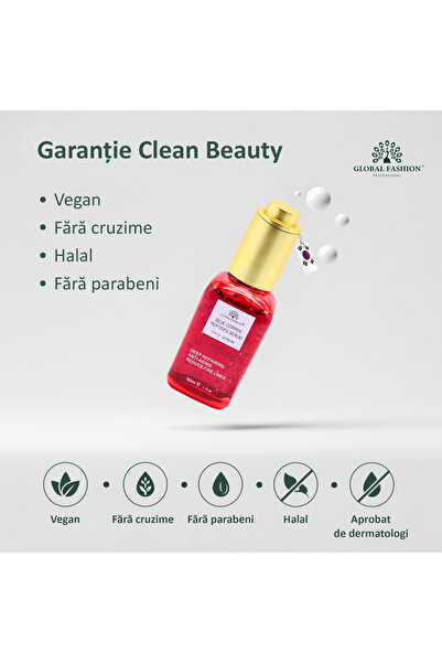 global fashion Ser hidratant cu peptide, Global Fashion, Blue Copper Peptides Serum, 50 ml