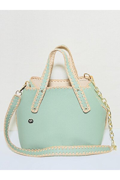 Marinca Pitacchio Hakiki Gerçek Deri omuz kol Çantası