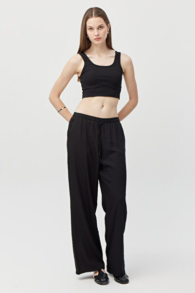 PAULMARK بنطلون نسائي برباط على الخصر