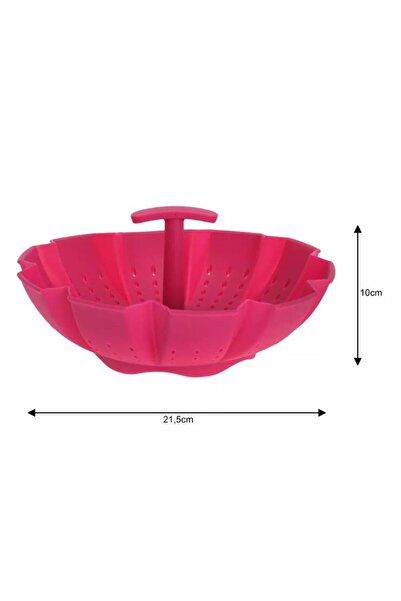 Kinghoff Silicone strainer, 21.5 x 10 cm,