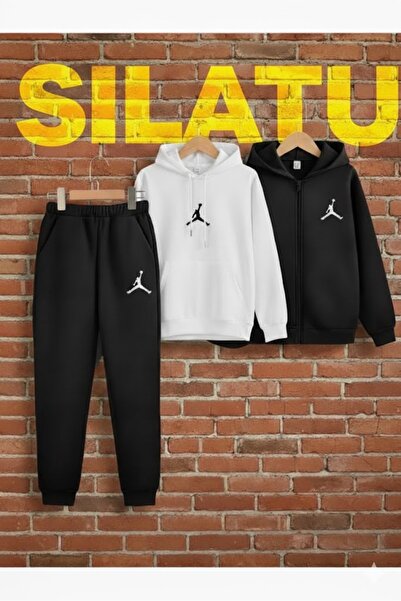SILATU Zipped Hooded Tracksuit (Basket) Set