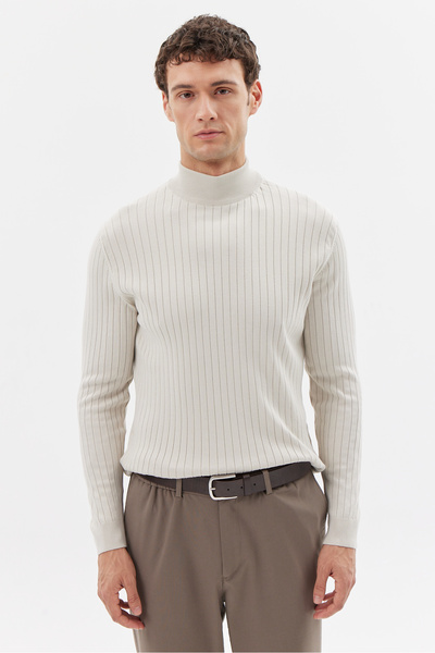 PAULMARK Men's Half Fisherman Knitwear Sweater
