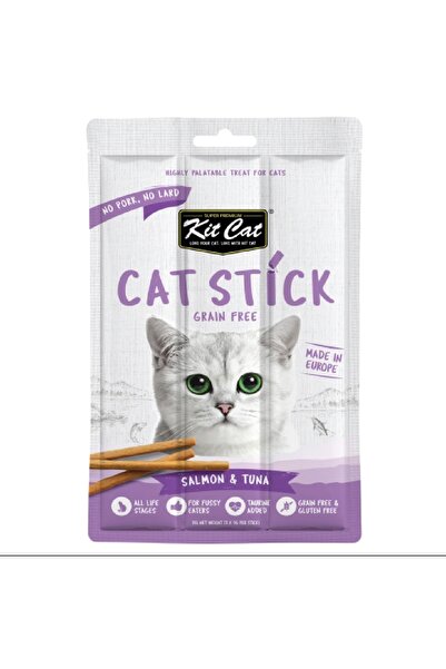 Kit Cat كت كات اعواد للقطط السلمون والتونة 3*15غ