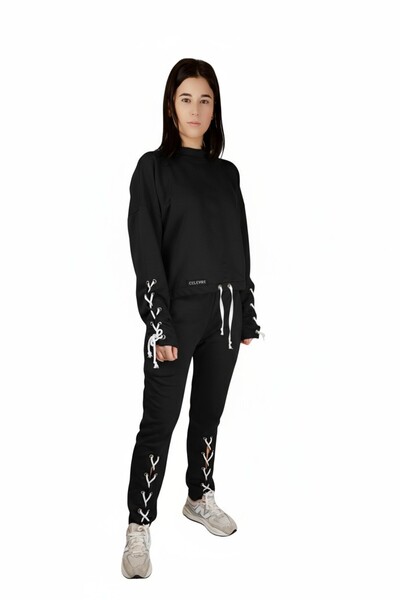 celevri Cool tracksuit with eyelets, made of 100% premium cotton, for women