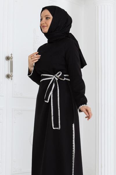 Modamihram Черепаховий комплект з швами та ременем Чорний MSW19365-1