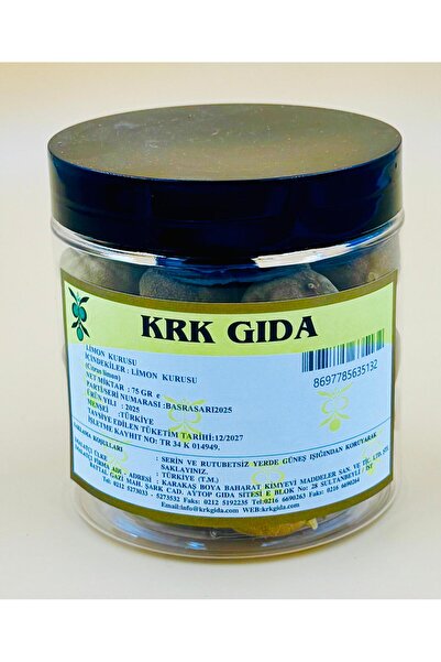 Krk Gıda Basra Lemon 75Gr