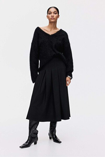 H&M Pleated midi skirt