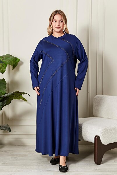 Ferace Women's Plus Size Crystal Combed Cotton Dress