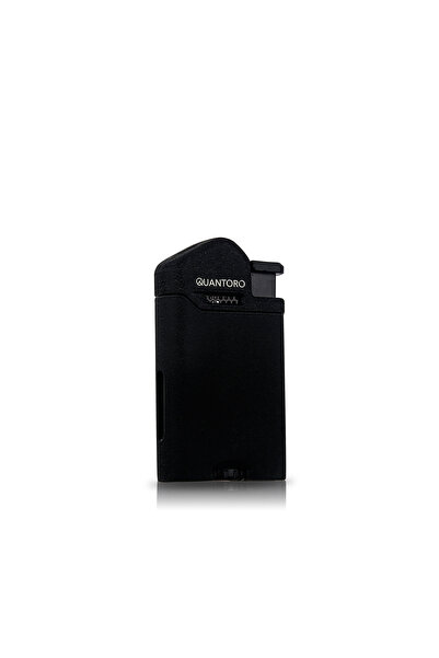 Quantoro Metal Perde Jet Çakmak Black Crackle