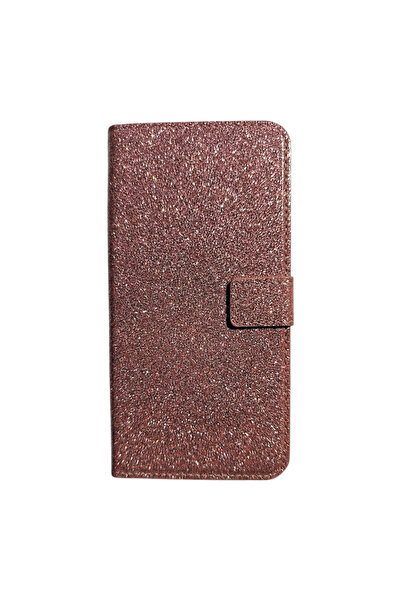 OEM Θήκη συμβατή με iPhone 7, τύπου βινυλίου, με γκλίτερ, ροζ-χρυσό