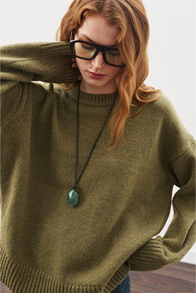 Manuka Chunky Oversized Sweater Dark Green