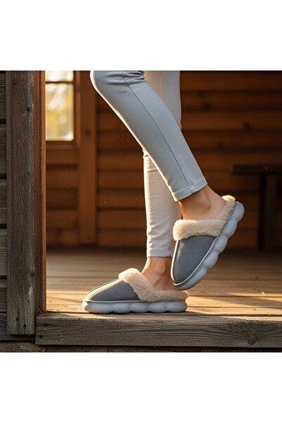 OEM Fluffy and warm slippers for women, A-816