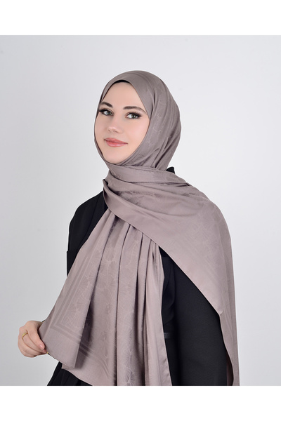 ZENİPEK ipeksi Jakar Şal Vizon