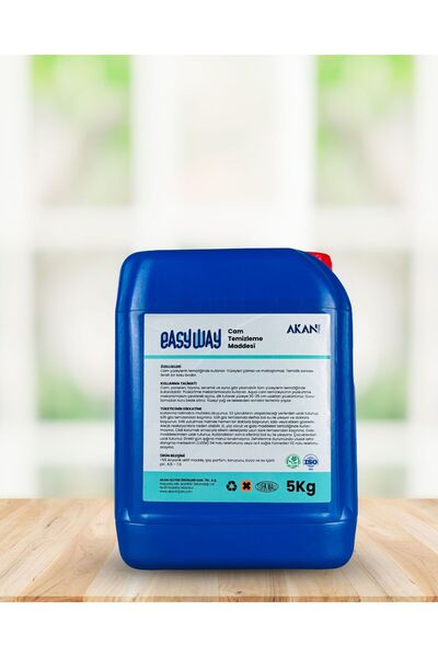 Easyway CAM VE CAM YÜZEYLERDE TEMİZLE SIVISI 5 KG