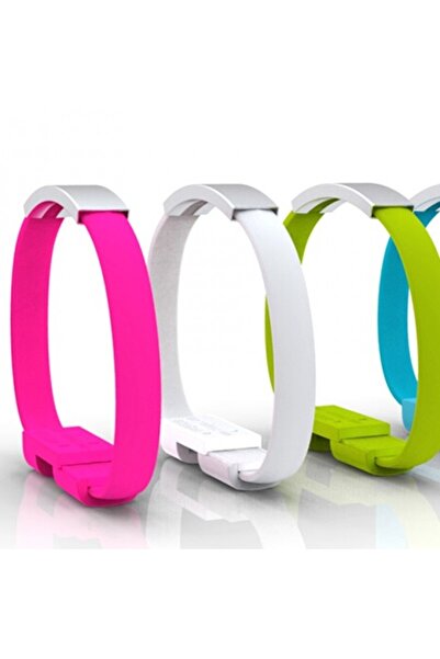 OEM Cablu micro USB bratara verde