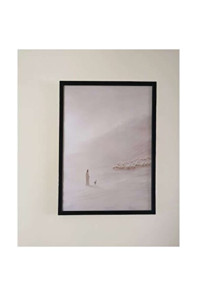 OEM Χριστιανική εικονογράφηση πίνακα 42 x 32 εκ. Μαύρο