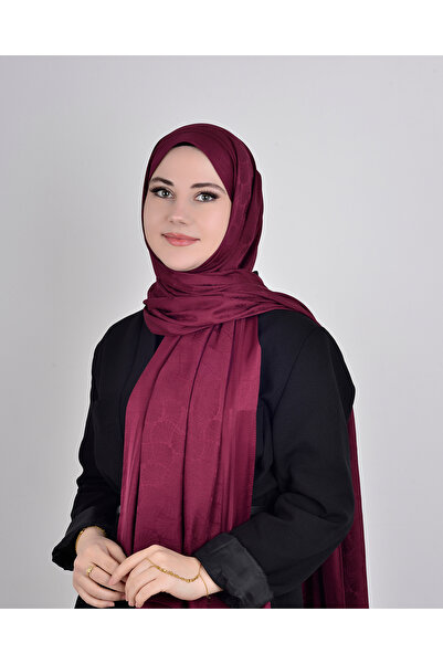 ZENİPEK ipeksi Jakar Şal Bordo