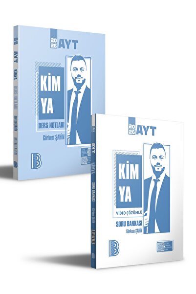 Garantör Akademi 2026 AYT Kimya Ders Notları ve Video Çözümlü Soru Bankası SETİ