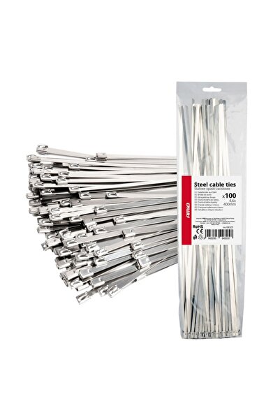 OEM Fasete metalice inox 4,6x400mm 100 buc. AMIO-04325