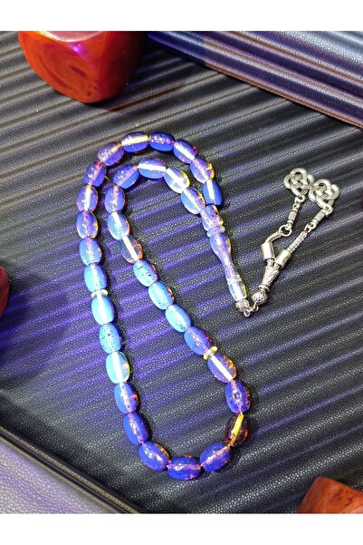 Anemore Collection TOZ KEHRİBAR TESBBİH YANSIMALI KAPSÜL KESİM