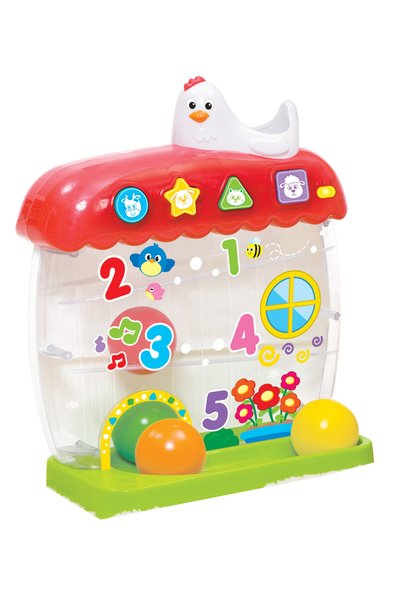 WINFUN Count 'N Play Fun Barn – Interactive Learning Toy with Balls, Sounds & Lights for Toddlers