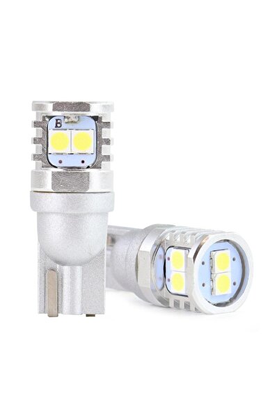 OEM Set Becuri T10 CANBUS 3030 6SMD W5W W10W Alb 12V 24V AMIO-02801