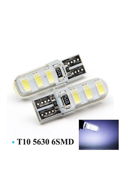 OEM Set 2 becuri auto W5W/ T10 -6smd-galben