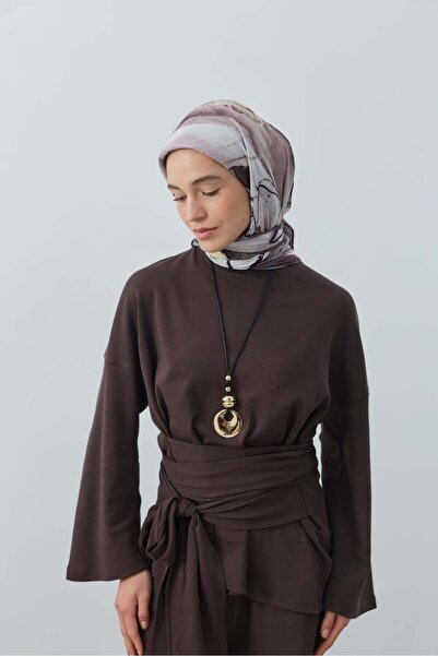 Modakaşmir Seraphy Pattern Bamboo Scarf