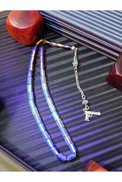 Anemore Collection TOZ KEHRİBAR TESBİH YANSIMALI KESME KESİM