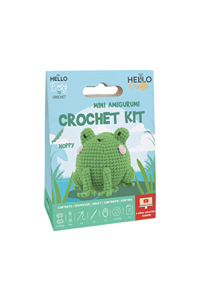 Hello Mini Amigurumi Crochet Kit Hopy Hcx106