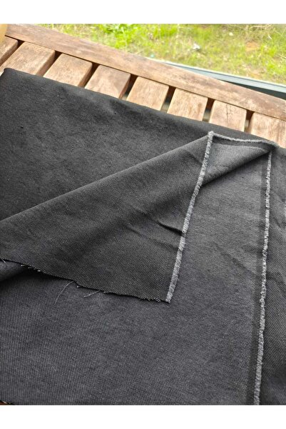 AKTEZ-EL قماش دنيم مغسول لا ينجرف، المقاس الطول 150 سم × العرض 140 سم، لون أزرق