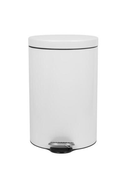 Powerx Pedal bin, 12 liter capacity, antiseptic, white,