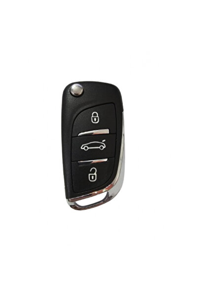 OEM Carcasa Cheie Peugeot, 3 But, cu loc pentru baterie