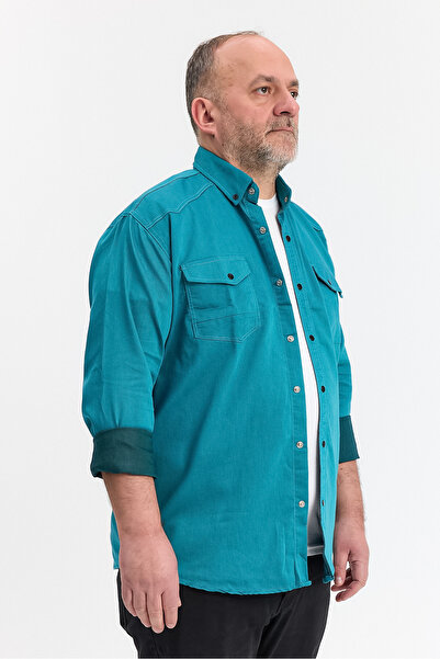 YXC Trend Maker Slim Fit Pocket Long Sleeve Shirt