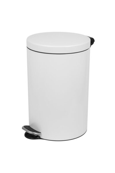 Powerx Pedal bin, 12 liter capacity, antiseptic, white,