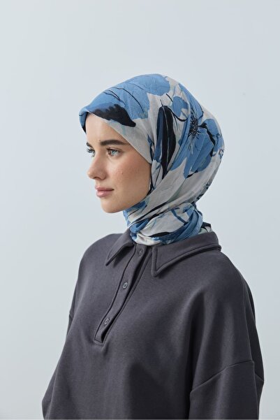 Modakaşmir Κασκόλ από μπαμπού με σχέδιο Solena