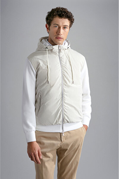 PAUL&SHARK MEN'S ZIPPED PULLOVER C.WWOOL