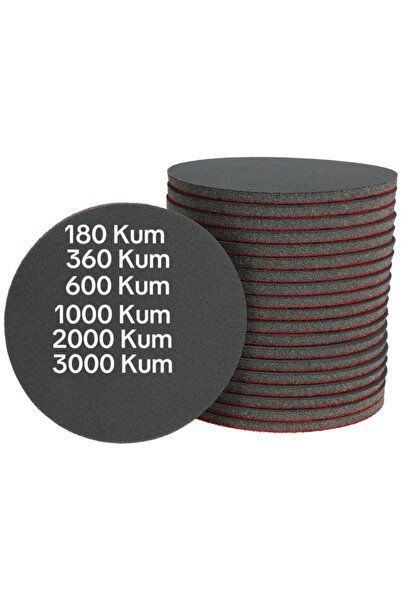 MİRKA Cam Çizik Giderme Zımpara Seti