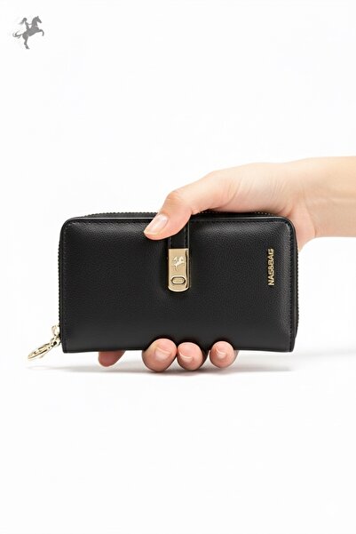 Nas Bag YENİ SEZON KADIN CÜZDAN Kartlık Siyah