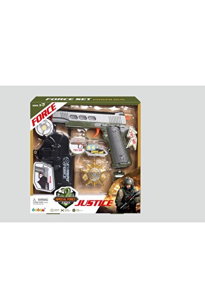 JUSTICE Pistol cu sunete si accesorii Justice, Multicolor