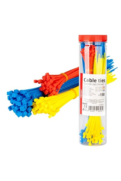 OEM Set fasete din plastic multicolore set de 150 buc. AMIO-04316