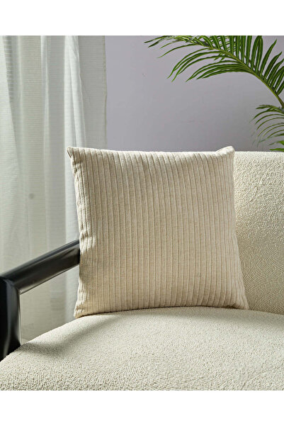 REDTAG Beige Textured Cushion