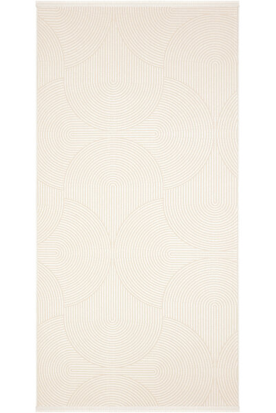 Cool Halı Lena Krem Bej Kaymaz Taban Mutfak Halısı Yolluk Modern İnce Yazlık ...