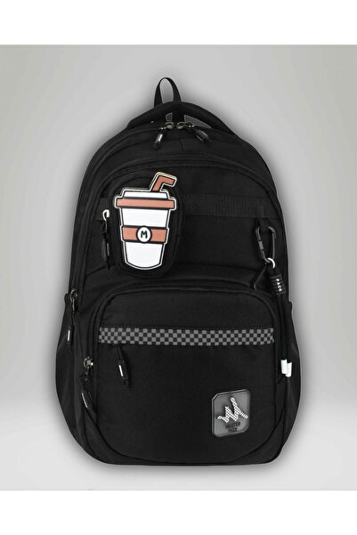 KY Black 6-Compartment Water Repellent Water Bottle Compartment Sports Travel...