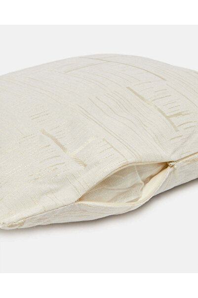 REDTAG Gold Jacquard Cushion