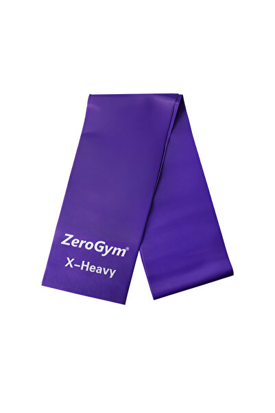 ZEROGYM Bandă de exerciții Pilates, 150cmx15cmx0,75cm Violet Foarte grea