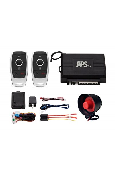 OEM Alarma auto cu inchidere centralizata, 2 telecomenzi cu 4 butoane